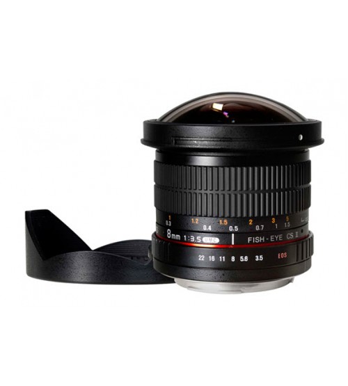 Samyang For Sony 8mm F/3.5 Aspherical IF MC Fisheye CS II DH (Detachable Hood)